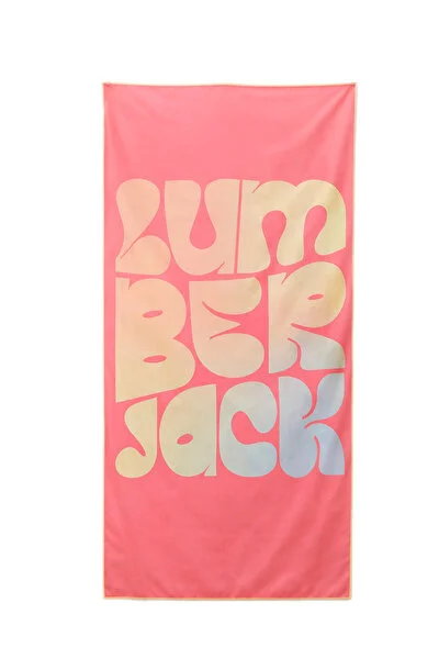 Lumberjack Plaj Havlusu Unisex PEMBE MULTI SM MFIBER