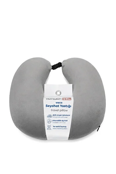 Travel Soft Boyun Yastığı Unisex Gri VSCO YASTIK BASIC GRI