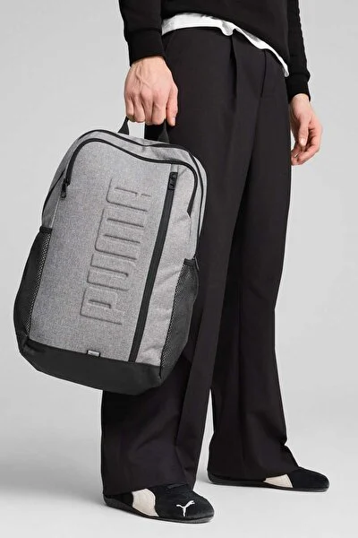 Puma Puma S HEATHER Backpack Gri Unisex Sırt Çantası