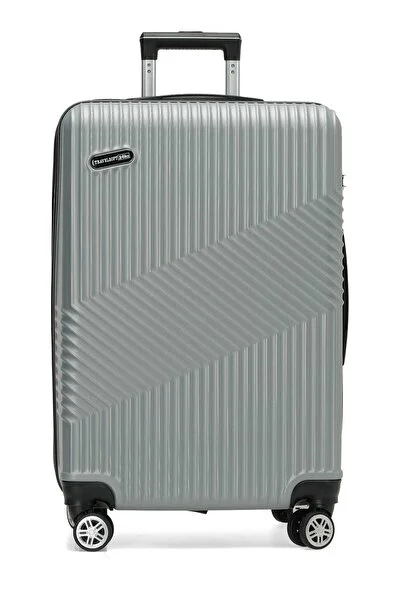 Travel Soft SANDERUM -O 6FX Gri Unisex Orta Boy Valiz