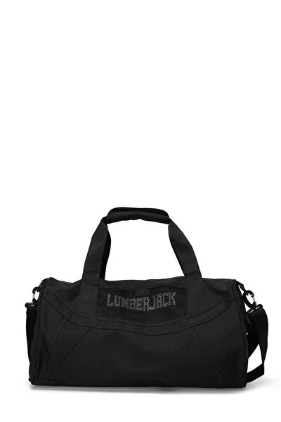 Lumberjack Spor Çantası Unisex Siyah SHARKY GYM BAG