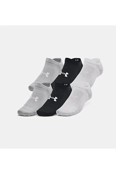 Under Ua Essential No Show Unisex 6 lı Çorap 1382611-002