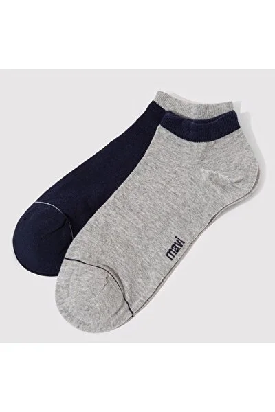 Mavi M090273-159 2 Adet Topuk Çorap Unisex Çorap