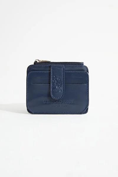 U.S. Polo Assn. 7657-7658-7659 Hakiki deri cüzdan kartlık LACİVERT