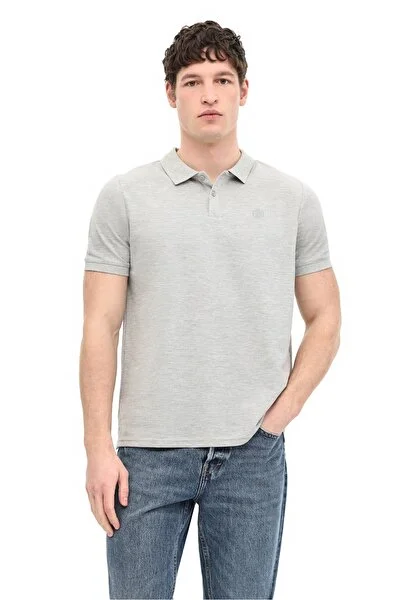 Lumberjack MB CT953 POLO T-SH 6FX Gri Erkek Kısa Kol T-Shirt