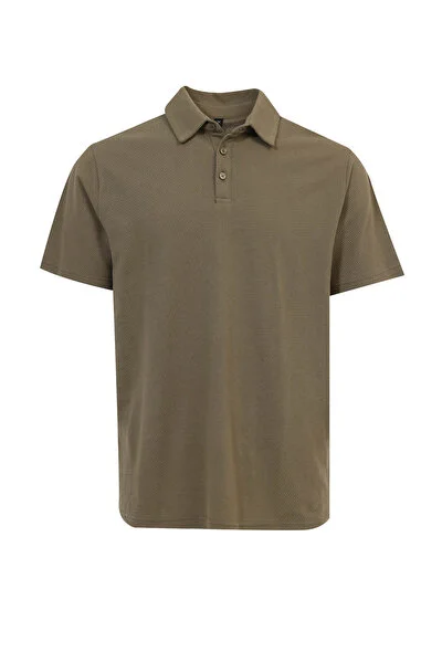 Kinetix MB LEGATO 12BS501 Haki Erkek Polo Yaka Kısa Kol T-Shirt