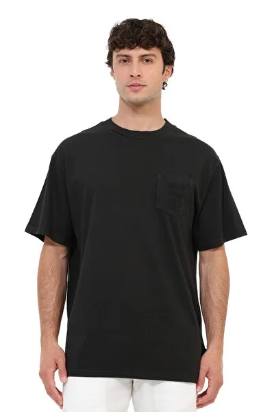 Quiksilver Kısa Kol T-Shirt Erkek Siyah OXNI WASHED SS TEE