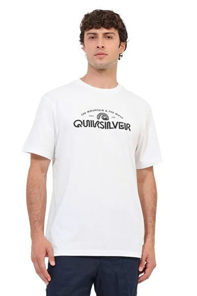 Quiksilver Kısa Kol T-Shirt Erkek Snow White EV VISTA SS