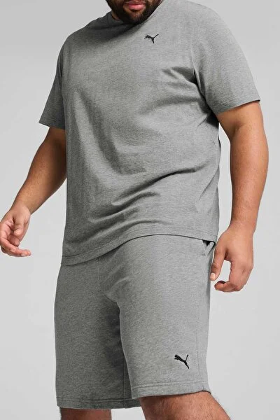Puma ESS Logo Shorts 10 GRI Erkek Şort