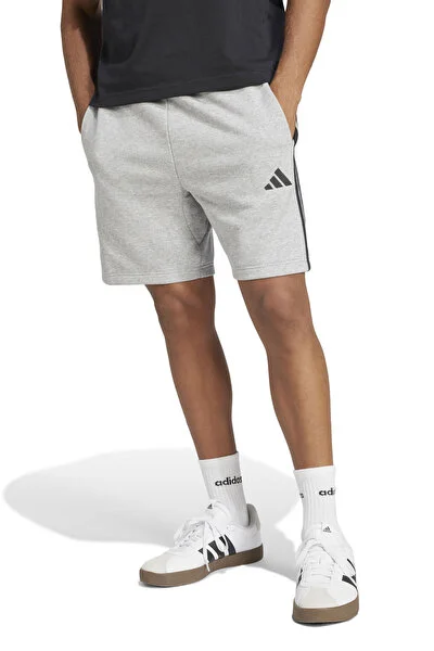 adidas M 3S FT SHO MGREY GRI Erkek Şort