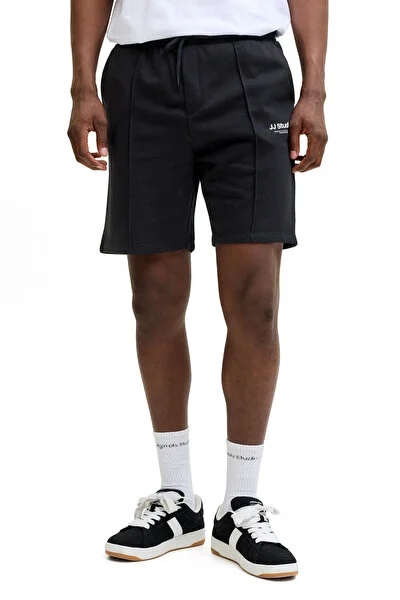 Jack & Jones Şort Erkek Siyah JPSTKANE SOHO SWEAT SHORT