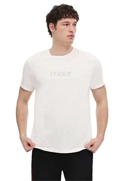 Lumberjack ML SLATE 11ITL1209 6FX Ekru Erkek Kısa Kol T-Shirt