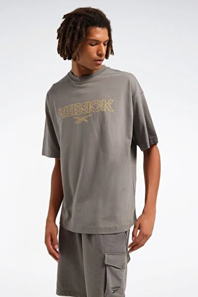 Reebok DEAN TEE Antrasit Erkek Kısa Kol T-Shirt