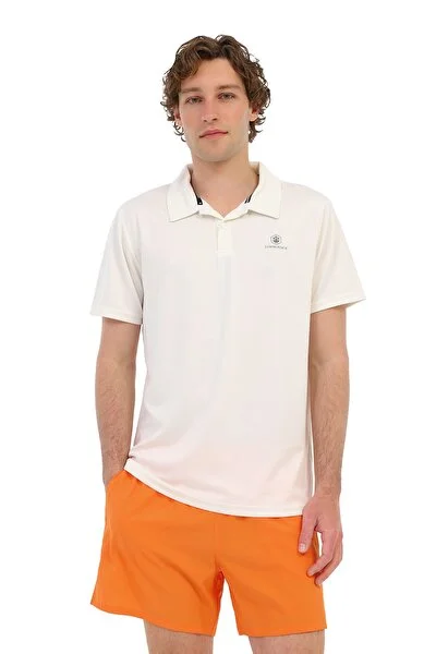 Lumberjack MB CT461 SHERMAN T-SH 6FX KIRIK BEYAZ Erkek Kısa Kol T-Shirt