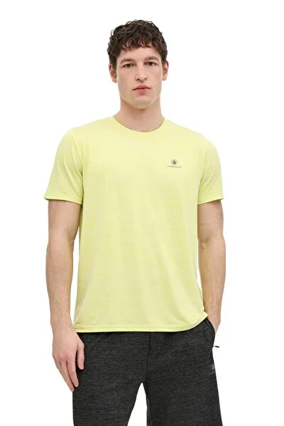 Lumberjack MB CT1328 MLN T-SH 6FX Sarı Erkek Kısa Kol T-Shirt
