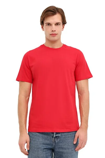 Kinetix MB PAM C 11SN220 6FX Kırmızı Erkek Kısa Kol T-Shirt
