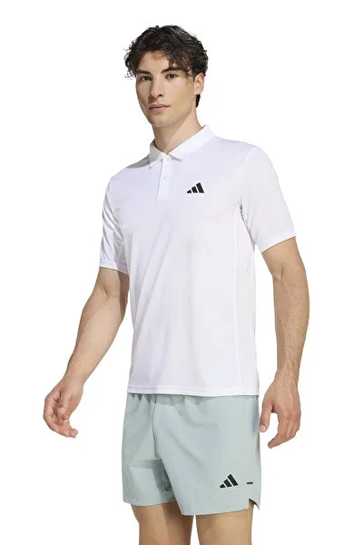 adidas WE BAS POLO WHITE Beyaz Erkek Polo Yaka Kısa Kol T-Shirt