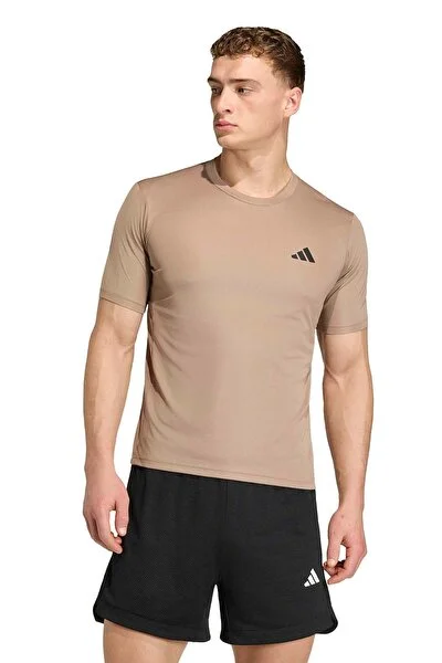 adidas Kısa Kol T-Shirt Erkek Kahverengi WE BAS T CHABRN