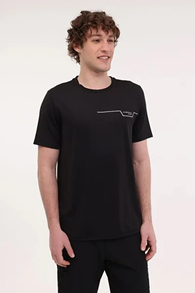 Lumberjack Kısa Kol T-Shirt Erkek Siyah ML RENATO 11ITL1019