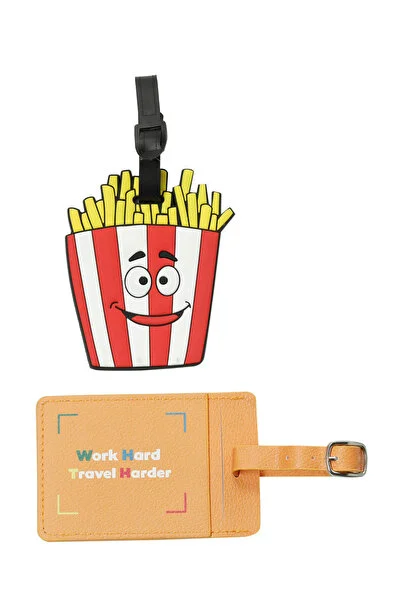 Travel Soft FAST FOOD ISIMLIK 5FX Fuşya Unisex Valiz