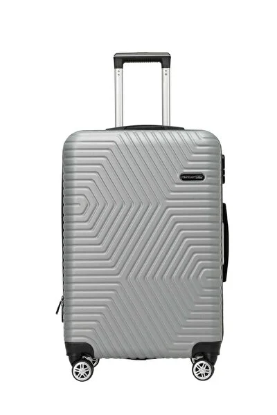 Travel Soft SANDERUM -B 5PR Gri Unisex Büyük Boy Valiz