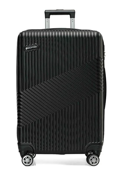 Travel Soft SANDERUM -O 6FX Siyah Unisex Orta Boy Valiz