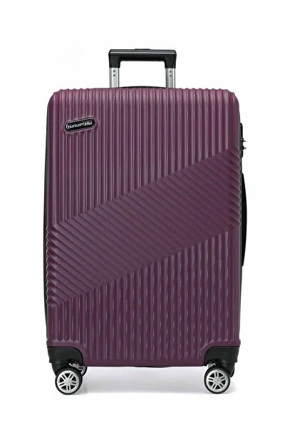 Travel Soft SANDERUM -B 6FX Mor Unisex Büyük Boy Valiz